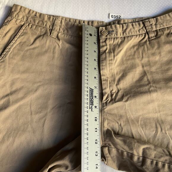 Basic Editions Mens Casual Cargo Khaki Shorts, size 42, Tan - Picture 5 of 9